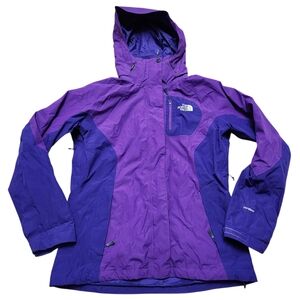 The North Face Purple HyVent TriClimate Shell Jacket. Shell Only. Sz. L